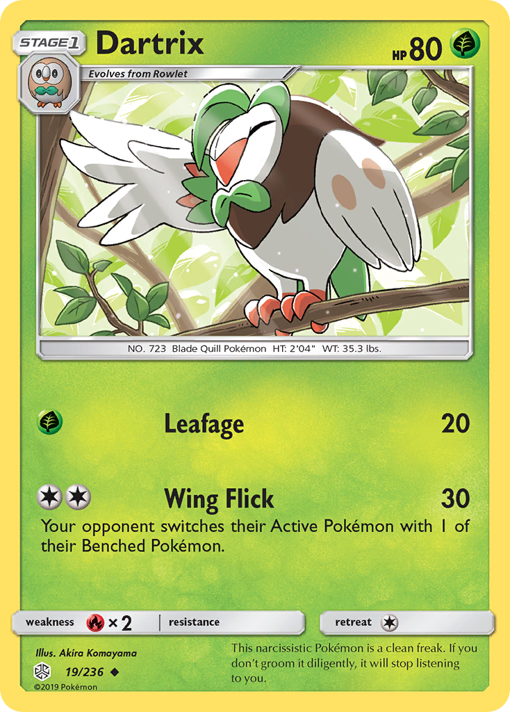 Dartrix (19/236) [Sun & Moon: Cosmic Eclipse] | Nerdhalla Games