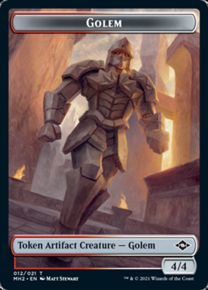 Golem Token [Modern Horizons 2 Tokens] | Nerdhalla Games