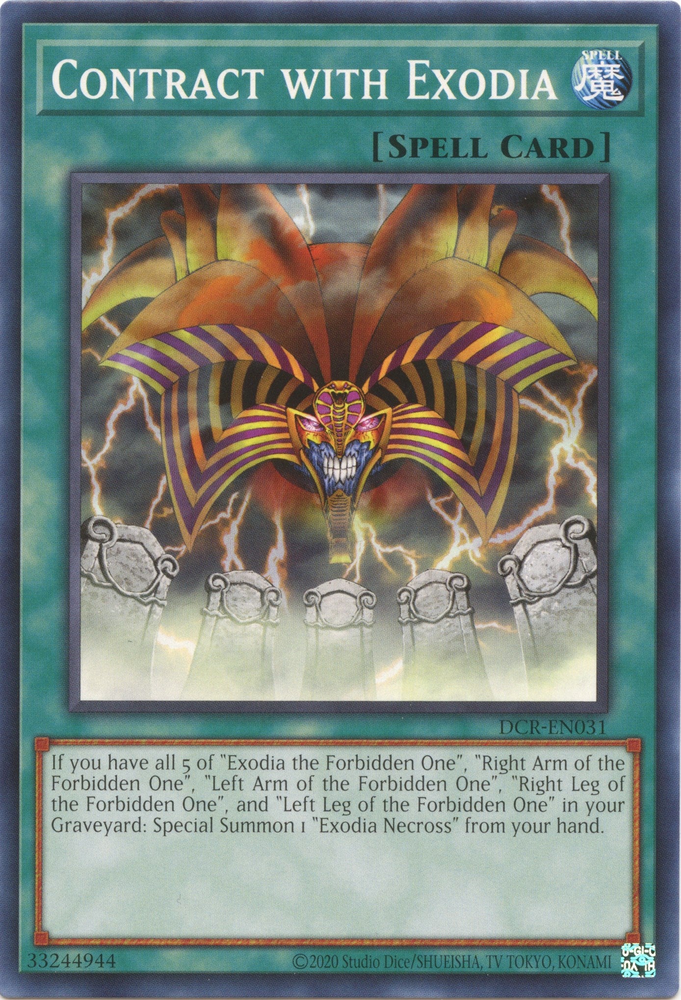 Contract with Exodia (25th Anniversary) [DCR-EN031] Common | Nerdhalla Games