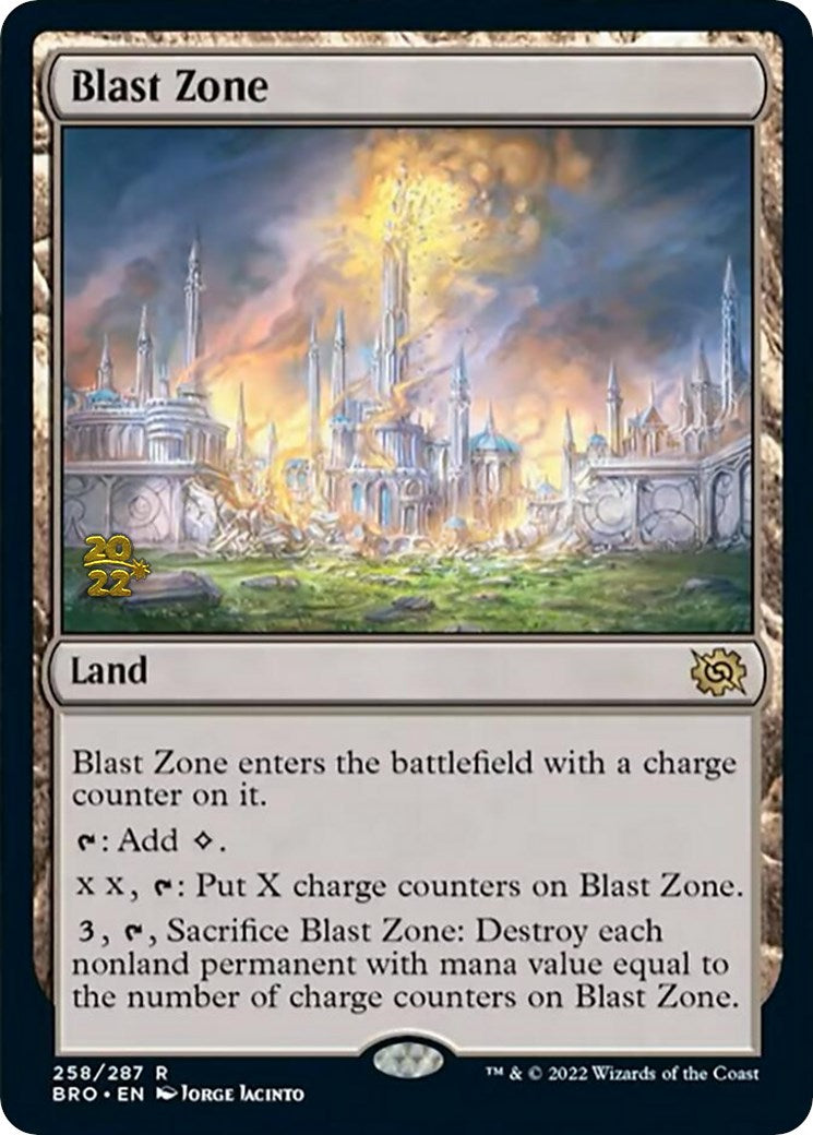 Blast Zone (258) [The Brothers' War: Prerelease Promos] | Nerdhalla Games