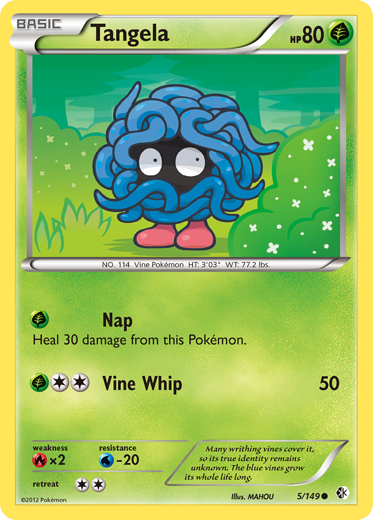 Tangela (5/149) [Black & White: Boundaries Crossed] | Nerdhalla Games