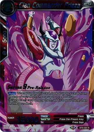 Clan Commander Frieza [BT9-004] | Nerdhalla Games