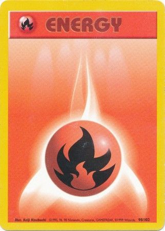 Fire Energy (98/102) [Base Set Unlimited] | Nerdhalla Games