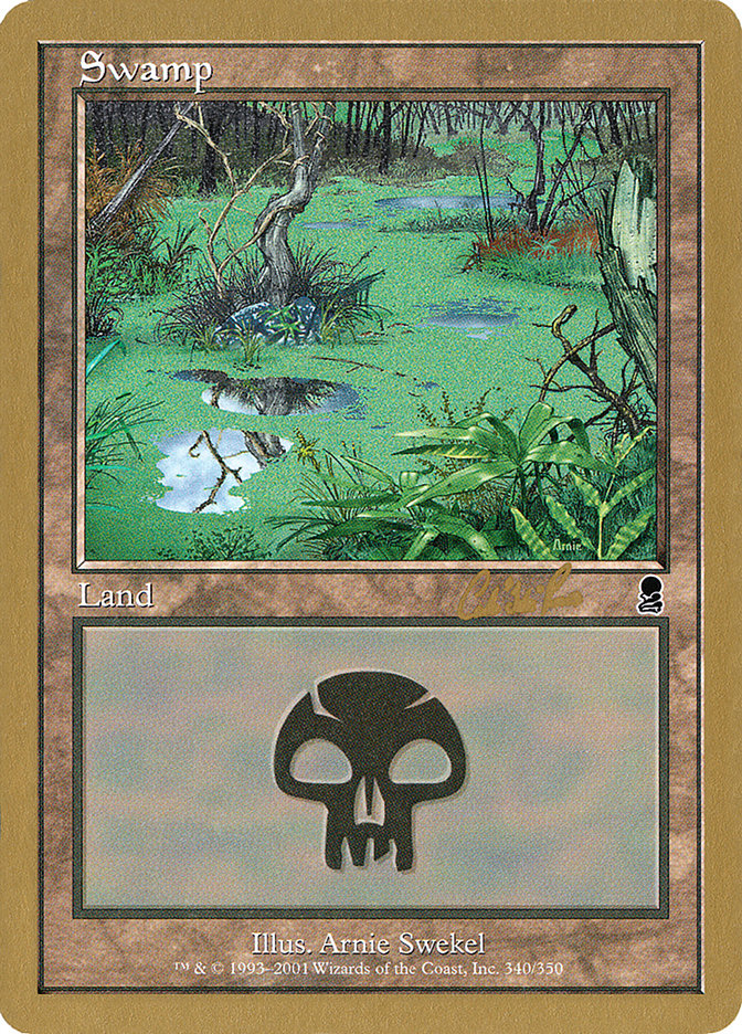 Swamp (cr340) (Carlos Romao) [World Championship Decks 2002] | Nerdhalla Games