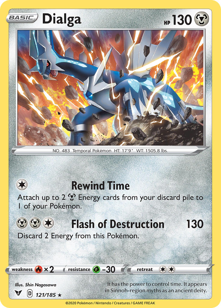 Dialga (121/185) [Sword & Shield: Vivid Voltage] | Nerdhalla Games