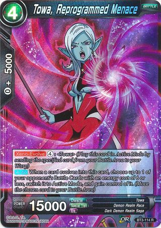 Towa, Reprogrammed Menace [BT3-114] | Nerdhalla Games