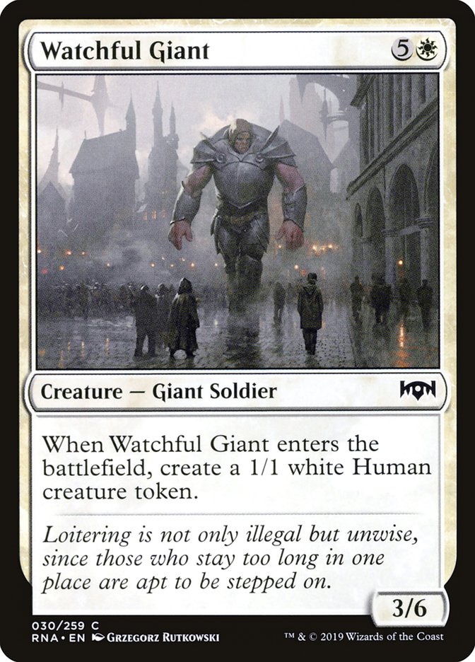 Watchful Giant [Ravnica Allegiance] | Nerdhalla Games