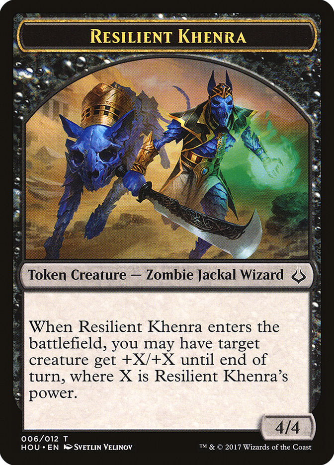 Resilient Khenra [Hour of Devastation Tokens] | Nerdhalla Games