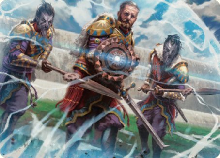 Argivian Phalanx Art Card [Dominaria United Art Series] | Nerdhalla Games