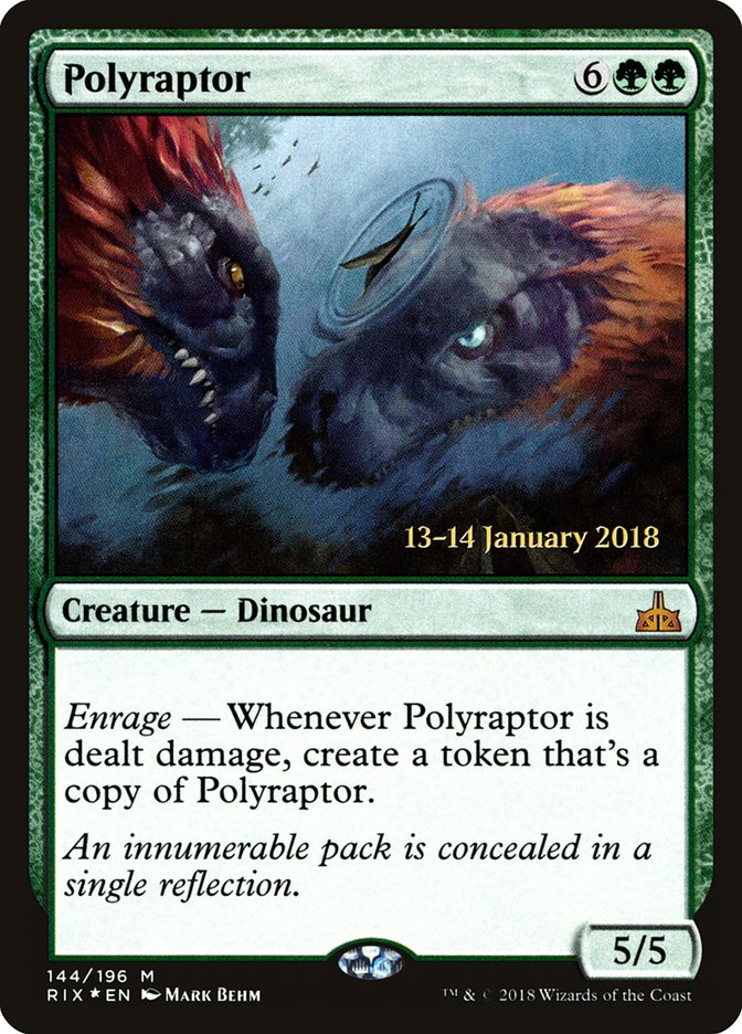 Polyraptor [Rivals of Ixalan Prerelease Promos] | Nerdhalla Games