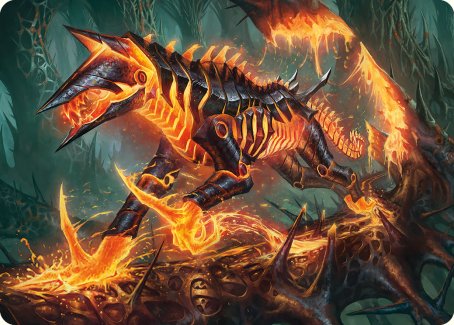 Kuldotha Cackler Art Card [Phyrexia: All Will Be One Art Series] | Nerdhalla Games