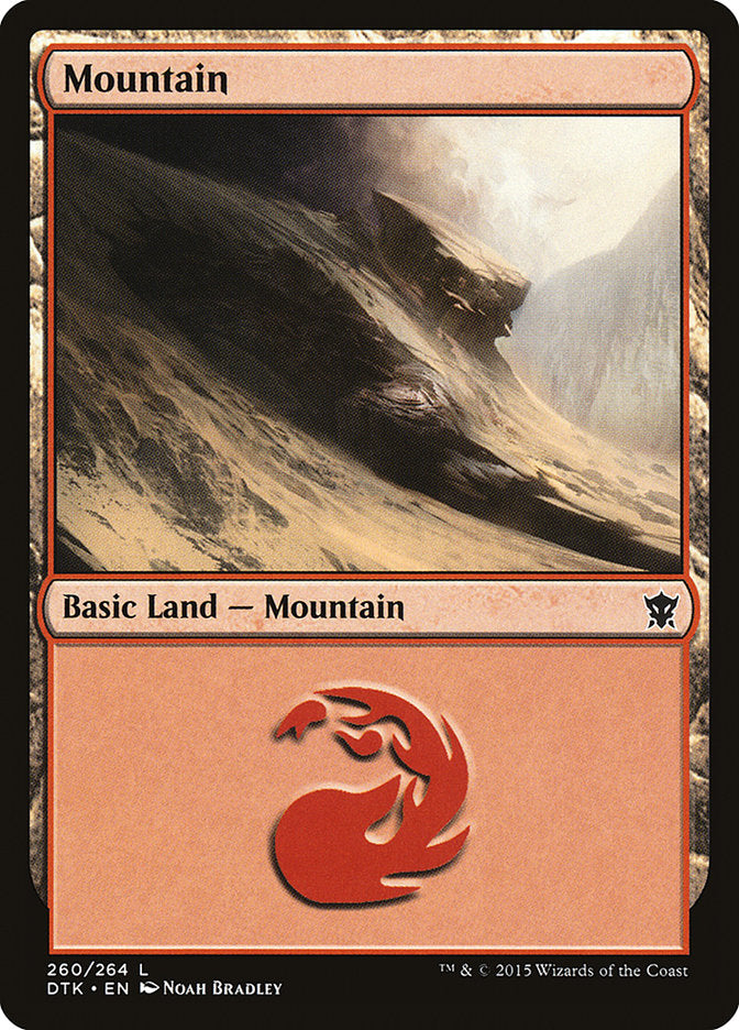 Mountain (260) [Dragons of Tarkir] | Nerdhalla Games