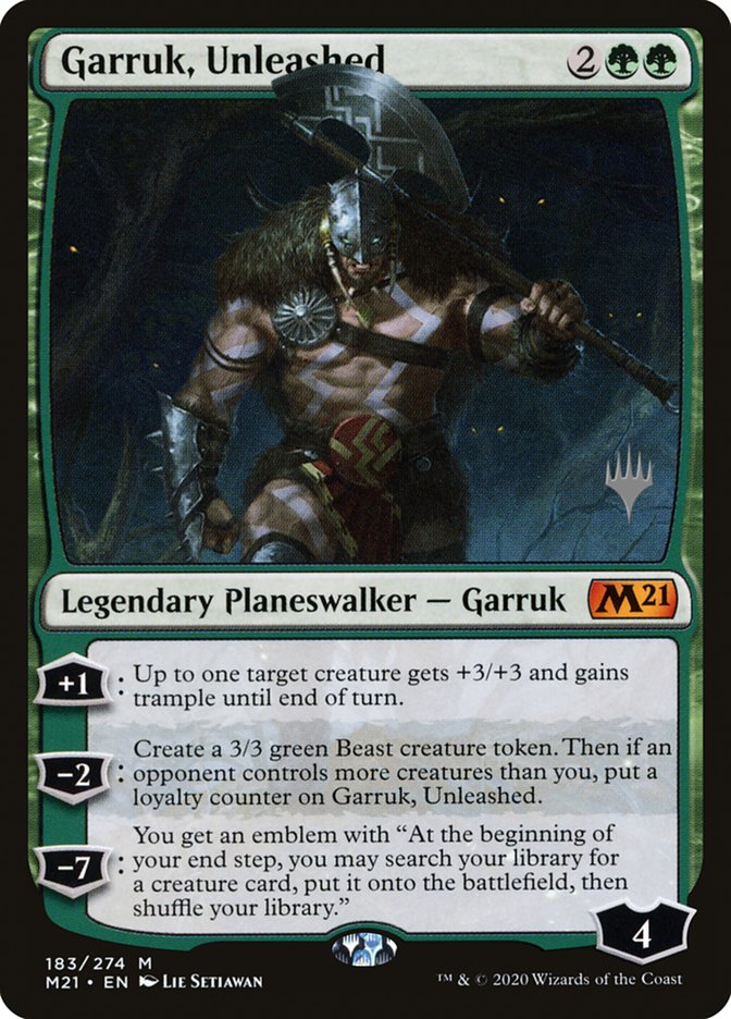 Garruk, Unleashed (Promo Pack) [Core Set 2021 Promos] | Nerdhalla Games