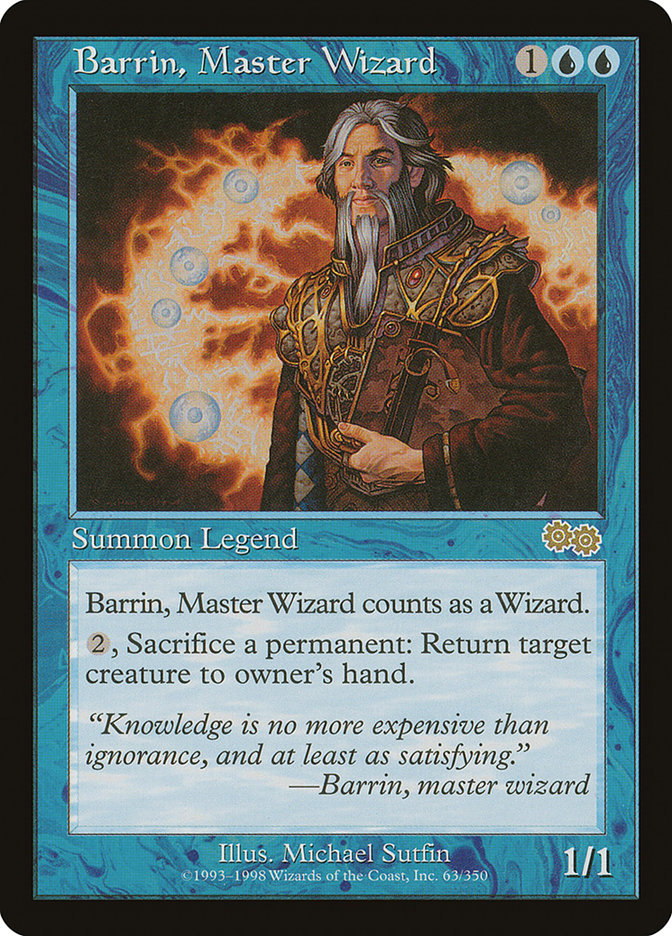 Barrin, Master Wizard [Urza's Saga] | Nerdhalla Games