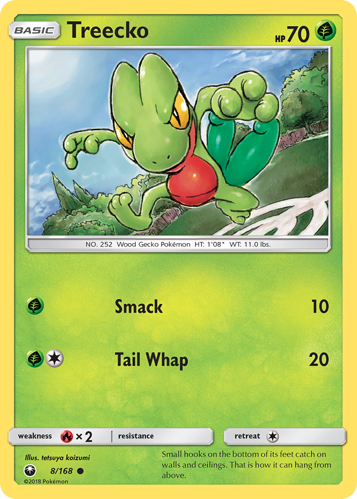 Treecko (8/168) [Sun & Moon: Celestial Storm] | Nerdhalla Games