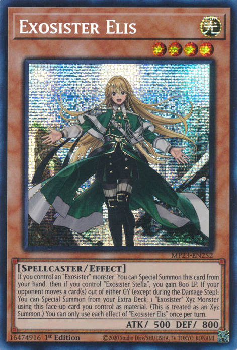 Exosister Elis [MP23-EN252] Prismatic Secret Rare | Nerdhalla Games