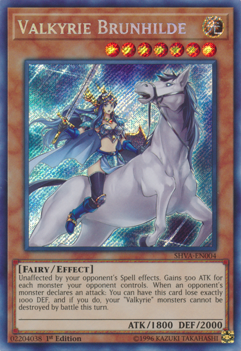 Valkyrie Brunhilde [SHVA-EN004] Secret Rare | Nerdhalla Games