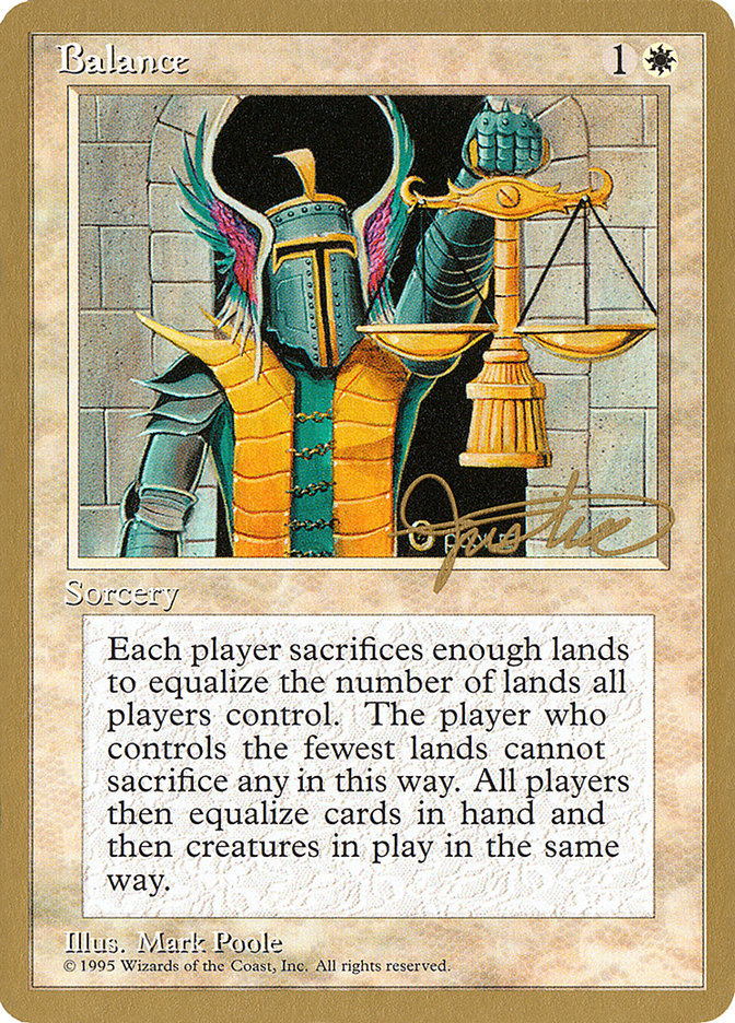 Balance (Mark Justice) [Pro Tour Collector Set] | Nerdhalla Games