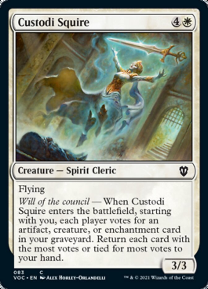 Custodi Squire [Innistrad: Crimson Vow Commander] | Nerdhalla Games