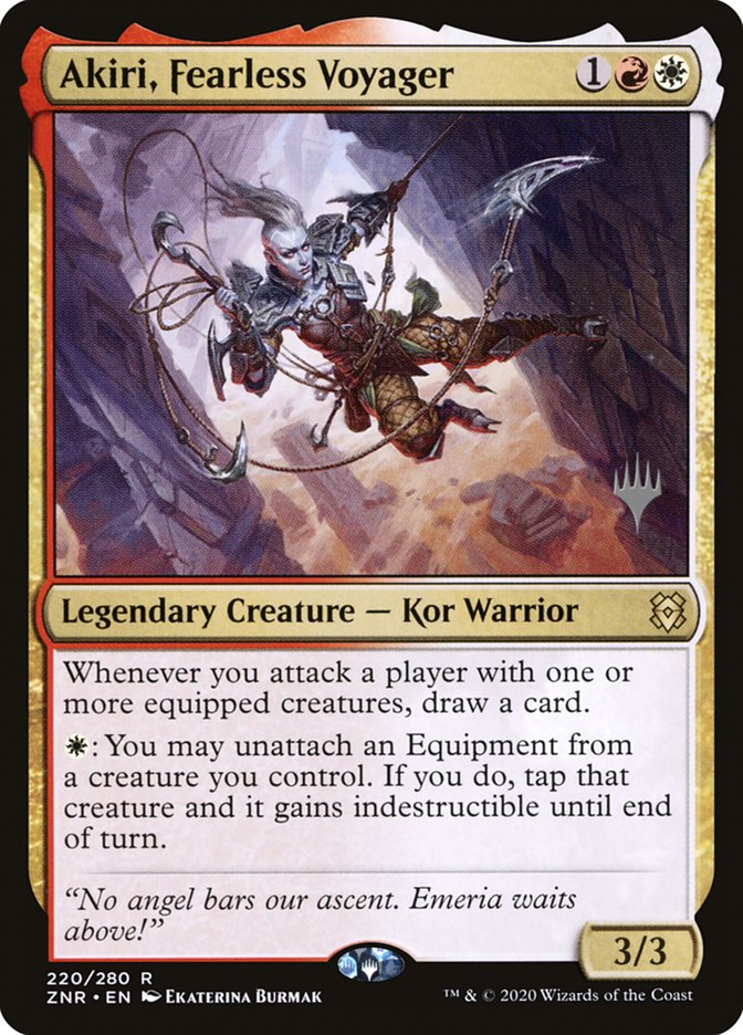 Akiri, Fearless Voyager (Promo Pack) [Zendikar Rising Promos] | Nerdhalla Games