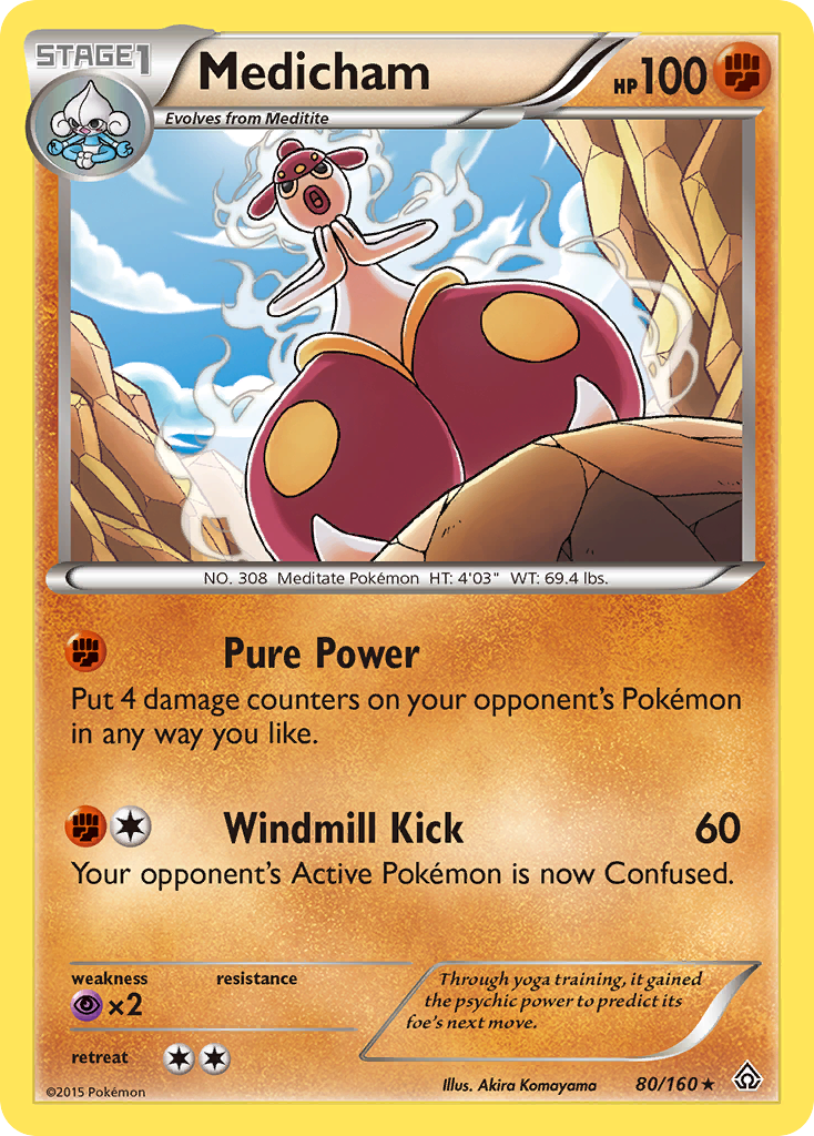 Medicham (80/160) [XY: Primal Clash] | Nerdhalla Games