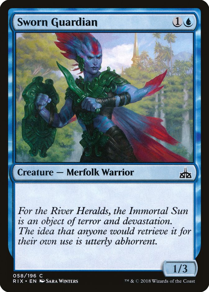 Sworn Guardian [Rivals of Ixalan] | Nerdhalla Games