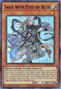 Sage with Eyes of Blue (Blue) [LDS2-EN011] Ultra Rare | Nerdhalla Games