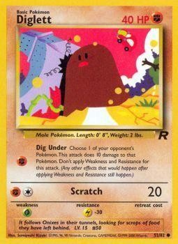 Diglett (52/82) [Team Rocket Unlimited] | Nerdhalla Games