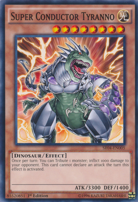 Super Conductor Tyranno [SR04-EN005] Common | Nerdhalla Games