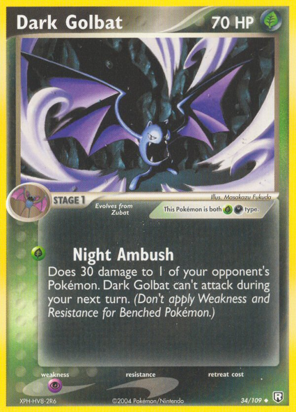 Dark Golbat (34/109) [EX: Team Rocket Returns] | Nerdhalla Games