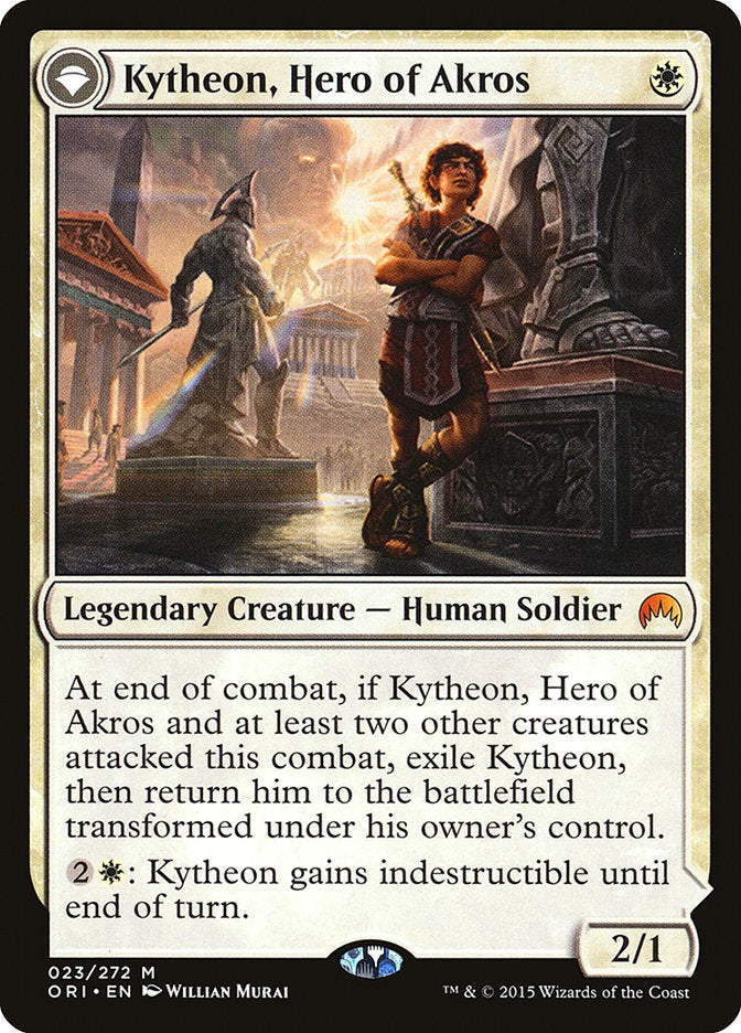 Kytheon, Hero of Akros // Gideon, Battle-Forged [Magic Origins] | Nerdhalla Games