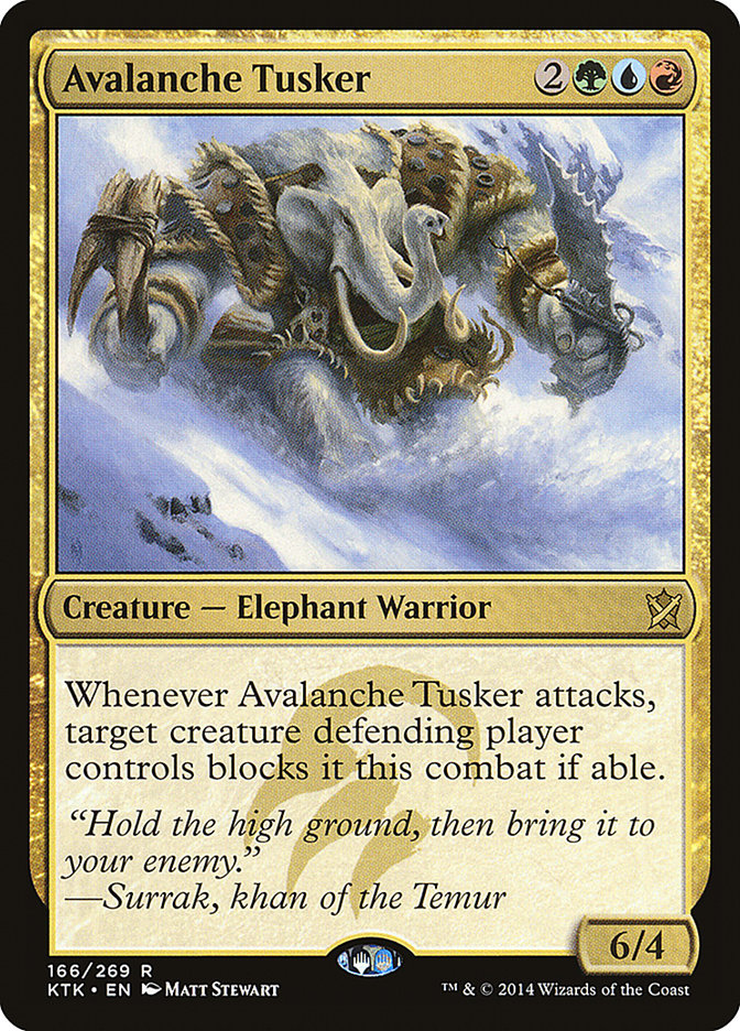 Avalanche Tusker [Khans of Tarkir] | Nerdhalla Games