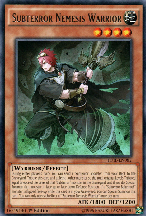 Subterror Nemesis Warrior [TDIL-EN082] Rare | Nerdhalla Games