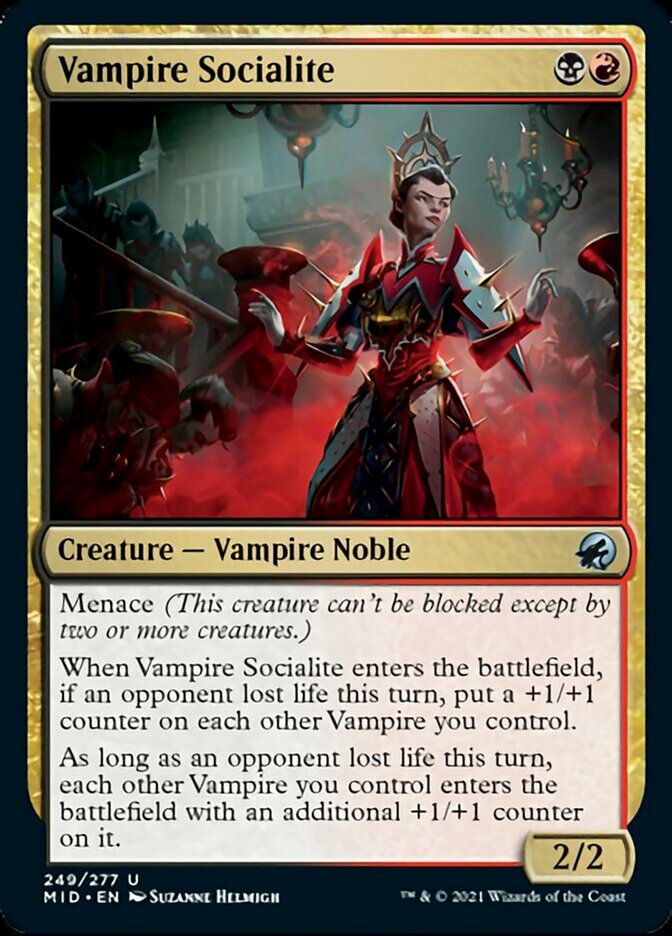 Vampire Socialite [Innistrad: Midnight Hunt] | Nerdhalla Games