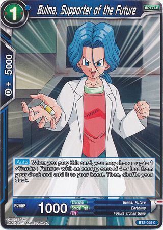 Bulma, Supporter of the Future [BT2-045] | Nerdhalla Games