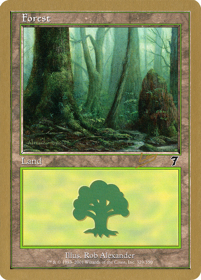 Forest (rl329) (Raphael Levy) [World Championship Decks 2002] | Nerdhalla Games