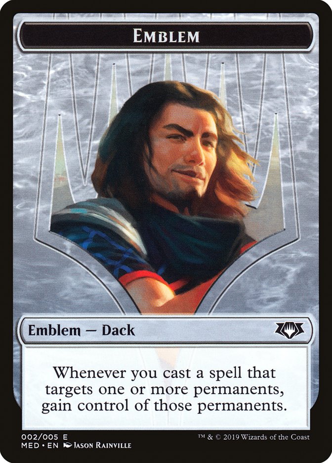 Dack Fayden Emblem [Mythic Edition Tokens] | Nerdhalla Games