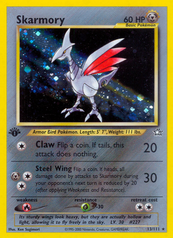 Skarmory (13/111) [Neo Genesis 1st Edition] | Nerdhalla Games