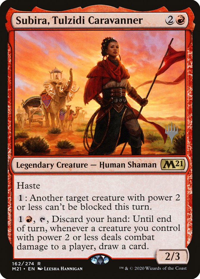 Subira, Tulzidi Caravanner (Promo Pack) [Core Set 2021 Promos] | Nerdhalla Games