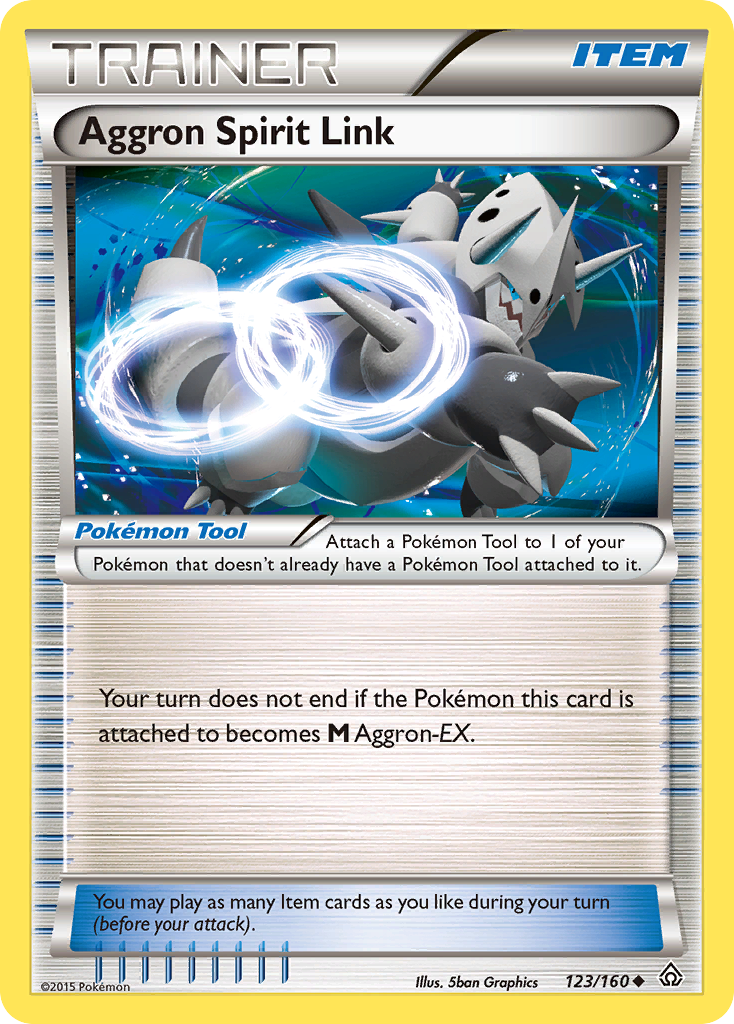 Aggron Spirit Link (123/160) [XY: Primal Clash] | Nerdhalla Games