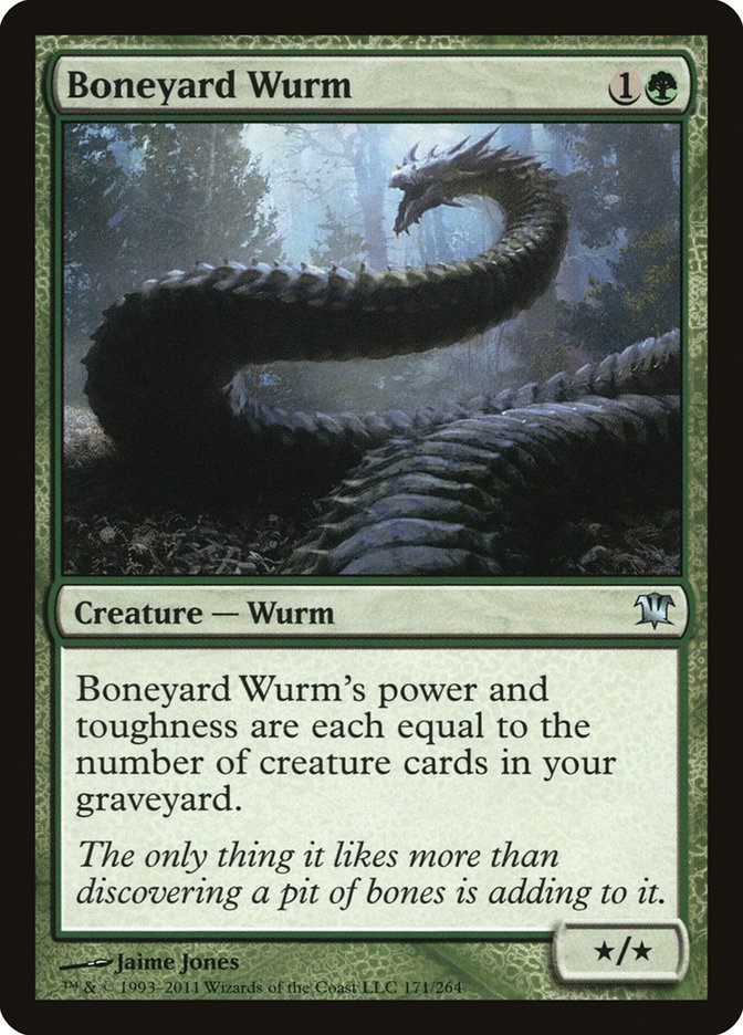 Boneyard Wurm [Innistrad] | Nerdhalla Games