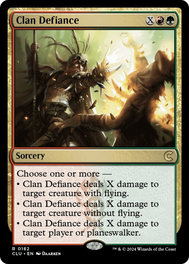 Clan Defiance [Ravnica: Clue Edition] | Nerdhalla Games