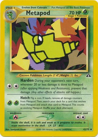 Metapod (42/75) [Neo Discovery Unlimited] | Nerdhalla Games