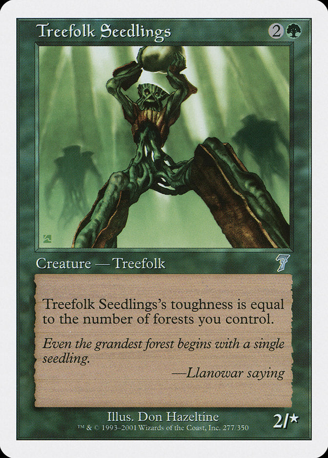 Treefolk Seedlings [Seventh Edition] | Nerdhalla Games