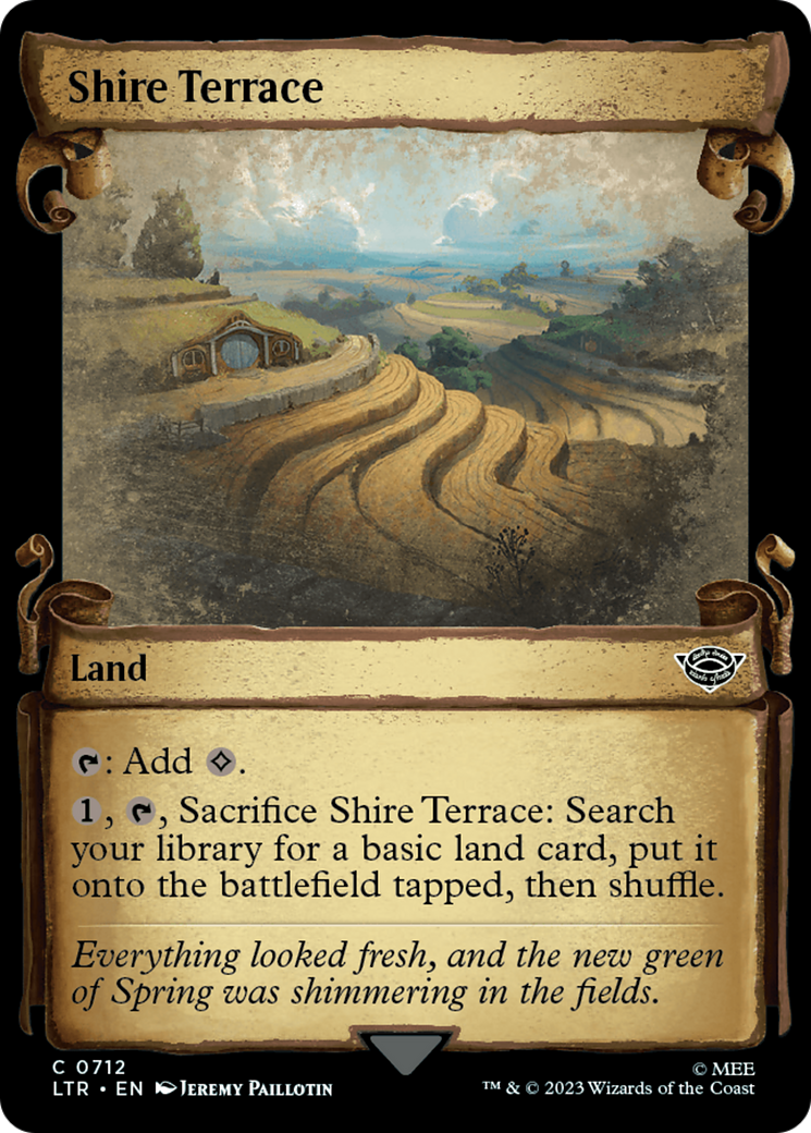 Shire Terrace [The Lord of the Rings: Tales of Middle-Earth Showcase Scrolls] | Nerdhalla Games