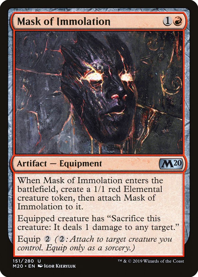 Mask of Immolation [Core Set 2020] | Nerdhalla Games