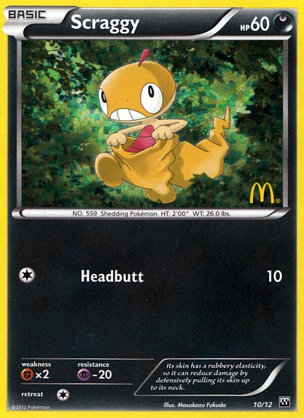 Scraggy (10/12) [McDonald's Promos: 2012 Collection] | Nerdhalla Games