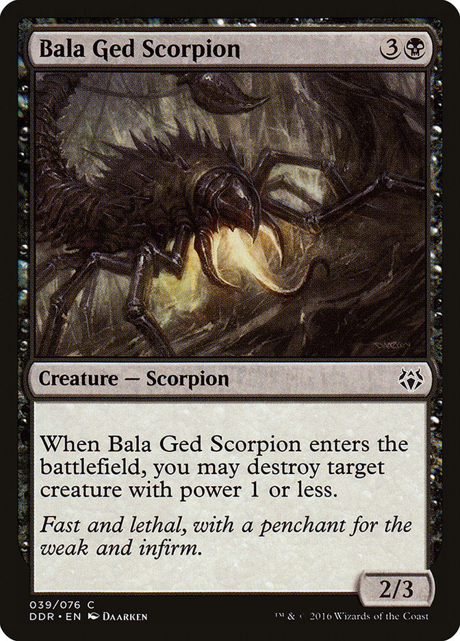 Bala Ged Scorpion [Duel Decks: Nissa vs. Ob Nixilis] | Nerdhalla Games