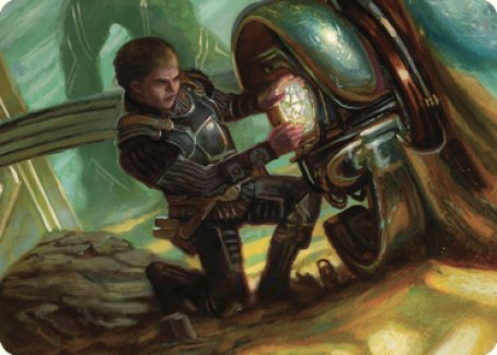 Urza, Powerstone Prodigy Art Card [The Brothers' War Art Series] | Nerdhalla Games