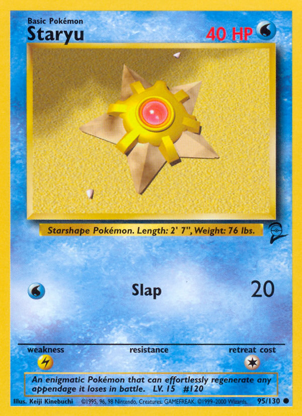 Staryu (95/130) [Base Set 2] | Nerdhalla Games